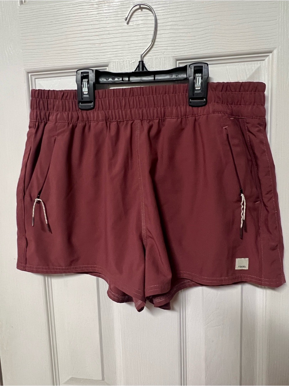 Vuori Women's Athletic Shorts Burgundy